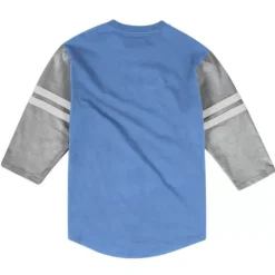 Men Mitchell & Ness T-Shirts & Tops-3/4 Sleeve Henley Houston Oilers