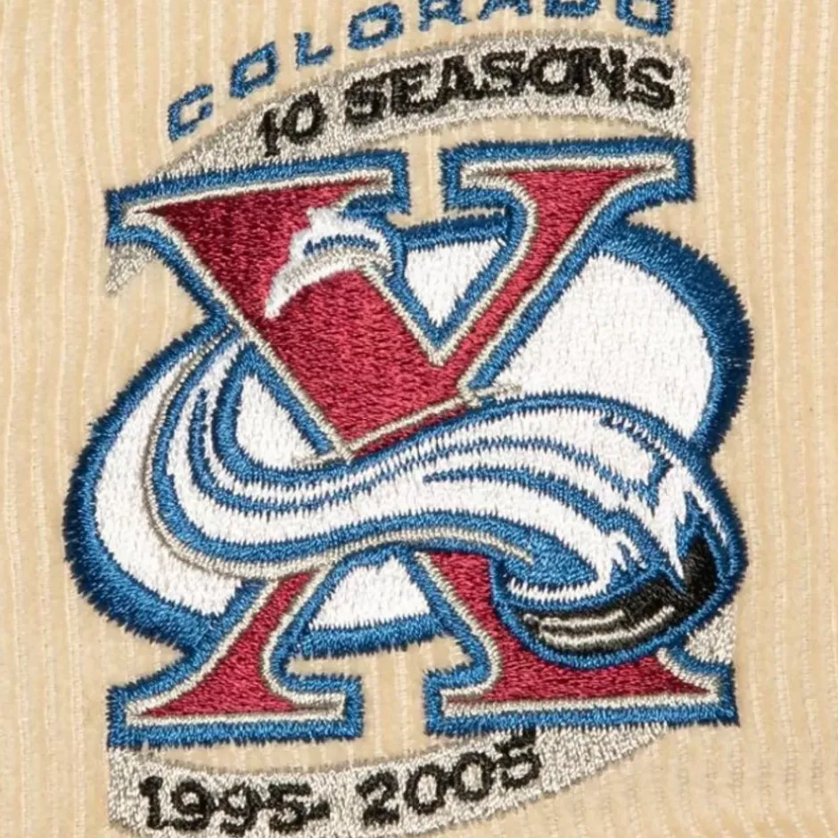 Mitchell & Ness Fitted-2 Tone Team Cord Fitted Colorado Avalanche