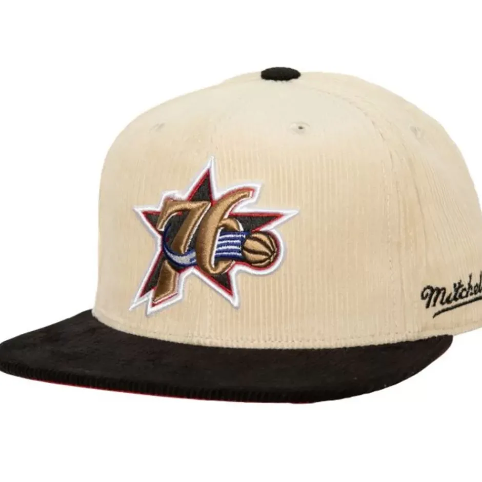 Mitchell & Ness Fitted-2 Tone Team Cord Fitted Hwc Philadelphia 76Ers