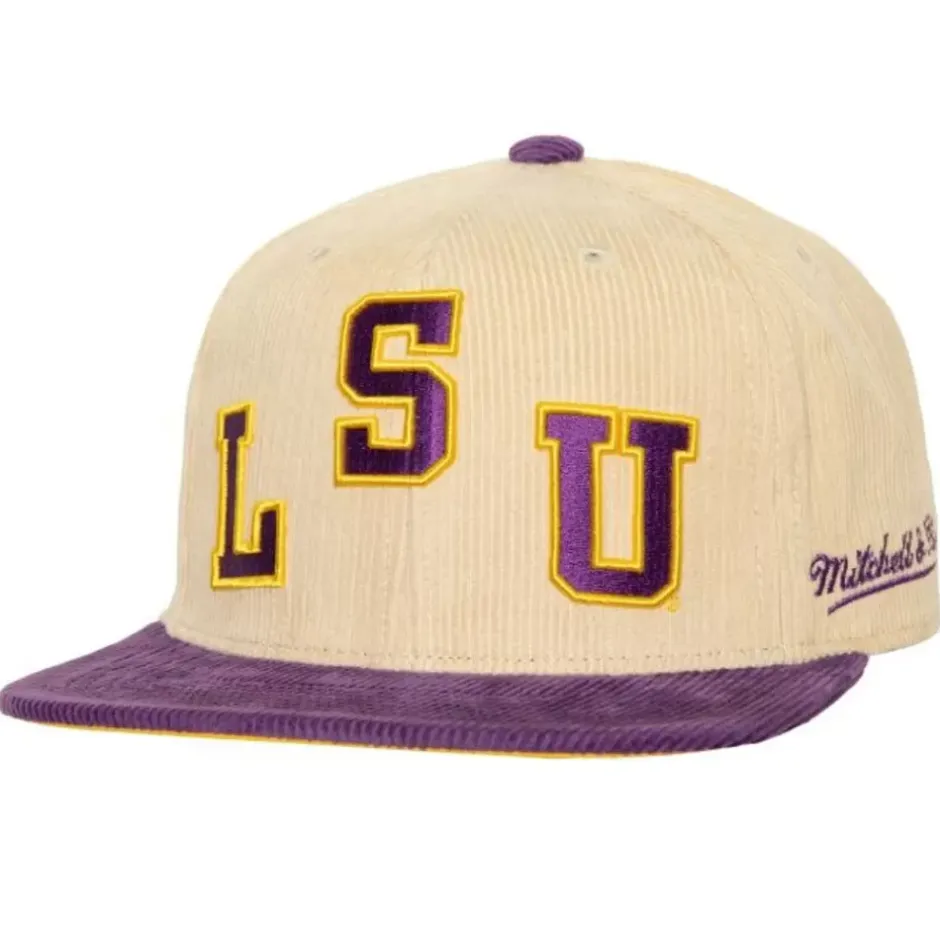 Mitchell & Ness Fitted-2 Tone Team Cord Fitted Louisiana State University