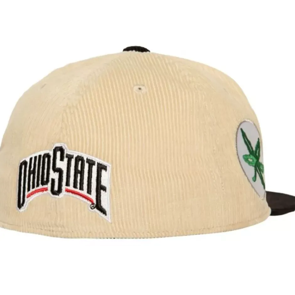 Mitchell & Ness Fitted-2 Tone Team Cord Fitted Ohio State