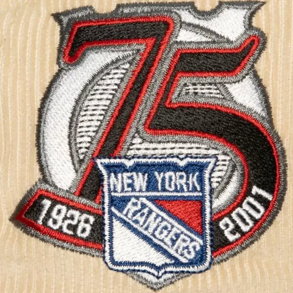 Mitchell & Ness Fitted-2 Tone Team Cord Fitted Vntg New York Rangers