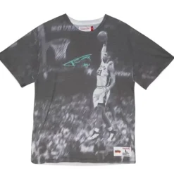 Men Mitchell & Ness T-Shirts & Tops-Above The Rim Sublimated Ss Tee San Antonio Spurs Tim Duncan