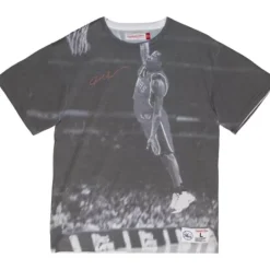 Men Mitchell & Ness T-Shirts & Tops-Above The Rim Sublimated Ss Tee Philadelphia 76Ers Allen Iverson