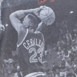 Men Mitchell & Ness T-Shirts & Tops-Above The Rim Sublimated Ss Tee Phoenix Suns Cedric Ceballos