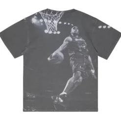 Men Mitchell & Ness T-Shirts & Tops-Above The Rim Sublimated Ss Tee Toronto Raptors Vince Carter