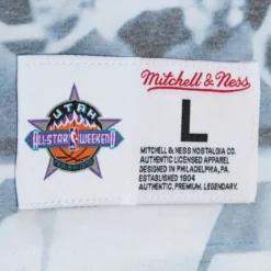 Men Mitchell & Ness T-Shirts & Tops-Above The Rim Sublimated S/S Tee Detroit Pistons