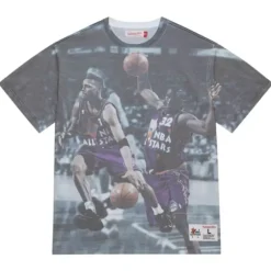 Men Mitchell & Ness T-Shirts & Tops-Above The Rim Sublimated S/S Tee Orlando Magic