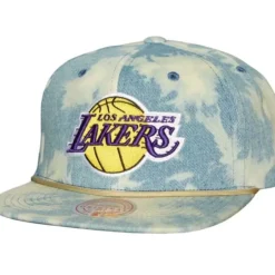 Mitchell & Ness Snapback-Acid Wash Snapback Los Angeles Lakers