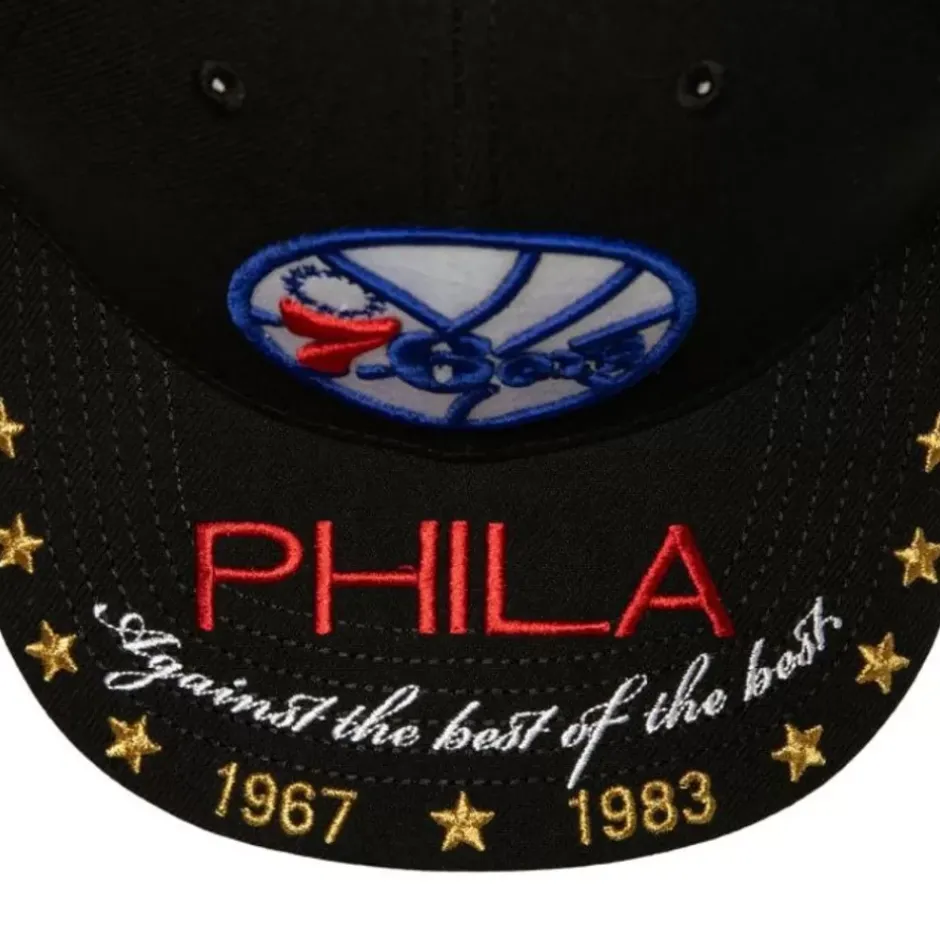 Mitchell & Ness Snapback-Against The Best Pro Snapback Hwc Philadelphia 76Ers