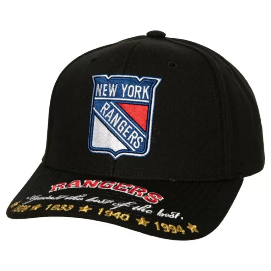 Mitchell & Ness Snapback-Against The Best Pro Snapback Vntg New York Rangers