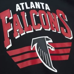 Men Mitchell & Ness Hoodies & Sweatshirts-All Over Crew 3.0 Atlanta Falcons