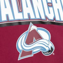 Men Mitchell & Ness Hoodies & Sweatshirts-All Over Crew 2.0 Colorado Avalanche