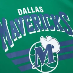 Men Mitchell & Ness Hoodies & Sweatshirts-All Over Crew 3.0 Dallas Mavericks