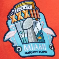 Men Mitchell & Ness Hoodies & Sweatshirts-All Over Crew 3.0 Denver Broncos