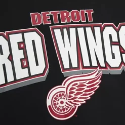 Men Mitchell & Ness Hoodies & Sweatshirts-All Over Crew 2.0 Detroit Red Wings