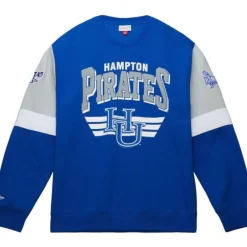 Men Mitchell & Ness Hoodies & Sweatshirts-All Over Crew 3.0 Hampton University