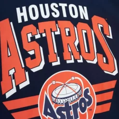 Men Mitchell & Ness Hoodies & Sweatshirts-All Over Crew 3.0 Houston Astros