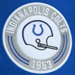 Men Mitchell & Ness T-Shirts & Tops-All Over Crew 2.0 Indianapolis Colts