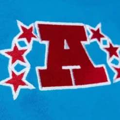 Men Mitchell & Ness T-Shirts & Tops-All Over Crew 2.0 Los Angeles Chargers