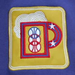 Men Mitchell & Ness Hoodies & Sweatshirts-All Over Crew 3.0 Milwaukee Bucks