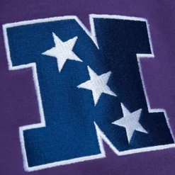 Men Mitchell & Ness T-Shirts & Tops-All Over Crew 2.0 Minnesota Vikings