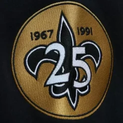 Men Mitchell & Ness T-Shirts & Tops-All Over Crew 2.0 New Orleans Saints