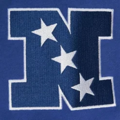 Men Mitchell & Ness T-Shirts & Tops-All Over Crew 2.0 New York Giants