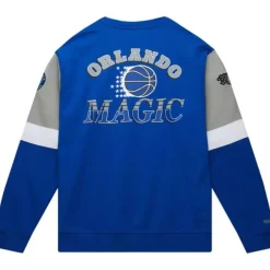 Men Mitchell & Ness Hoodies & Sweatshirts-All Over Crew 3.0 Orlando Magic