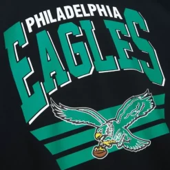 Men Mitchell & Ness Hoodies & Sweatshirts-All Over Crew 3.0 Philadelphia Eagles