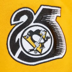 Men Mitchell & Ness Hoodies & Sweatshirts-All Over Crew 3.0 Pittsburgh Penguins