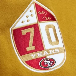 Men Mitchell & Ness Hoodies & Sweatshirts-All Over Crew 3.0 San Francisco 49Ers