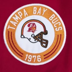Men Mitchell & Ness T-Shirts & Tops-All Over Crew 2.0 Tampa Bay Buccaneers