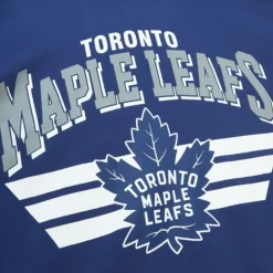 Men Mitchell & Ness Hoodies & Sweatshirts-All Over Crew 3.0 Toronto Maple Leafs
