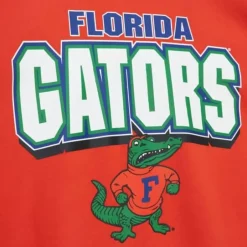 Men Mitchell & Ness T-Shirts & Tops-All Over Crew 2.0 University Of Florida
