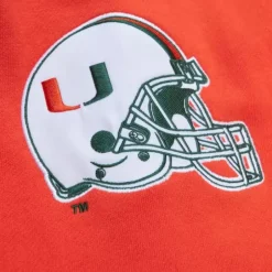 Men Mitchell & Ness Hoodies & Sweatshirts-All Over Crew 3.0 University Of Miami