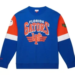 Men Mitchell & Ness Hoodies & Sweatshirts-All Over Crew 3.0 University Of Florida