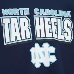 Men Mitchell & Ness T-Shirts & Tops-All Over Crew 2.0 University Of North Carolina