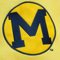 Men Mitchell & Ness Hoodies & Sweatshirts-All Over Crew 3.0 University Of Michigan