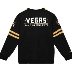 Men Mitchell & Ness Hoodies & Sweatshirts-All Over Crew 2.0 Vegas Golden Knights