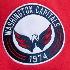 Men Mitchell & Ness Hoodies & Sweatshirts-All Over Crew 3.0 Washington Capitals