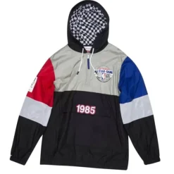 Men Mitchell & Ness Jackets & Outerwear-All Star Surprise Win Windbreaker Nba All Star