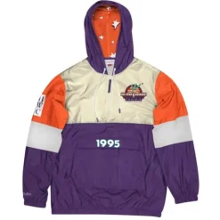 Men Mitchell & Ness Jackets & Outerwear-All Star Surprise Win Windbreaker Nba All Star 1994-95