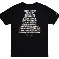 Men Mitchell & Ness T-Shirts & Tops-All-Time Stats Tee Boston Celtics Kevin Garnett