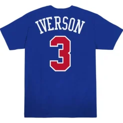 Youth Mitchell & Ness Big Kids-Alt Name & Number Ss Tee Philadelphia 76Ers Allen Iverson