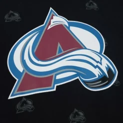 Men Mitchell & Ness Hoodies & Sweatshirts-Aop Fleece Hoodie Colorado Avalanche
