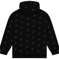 Men Mitchell & Ness Hoodies & Sweatshirts-Aop Fleece Hoodie Denver Nuggets