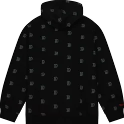 Men Mitchell & Ness Hoodies & Sweatshirts-Aop Fleece Hoodie Denver Broncos