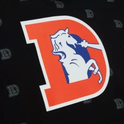 Men Mitchell & Ness Hoodies & Sweatshirts-Aop Fleece Hoodie Denver Broncos