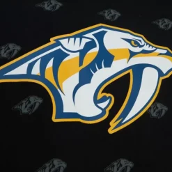 Men Mitchell & Ness Hoodies & Sweatshirts-Aop Fleece Hoodie Nashville Predators